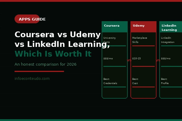 Coursera vs Udemy vs LinkedIn: Which Is Worth It