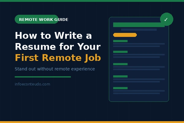 How to Write a Resume for Your First Remote Job