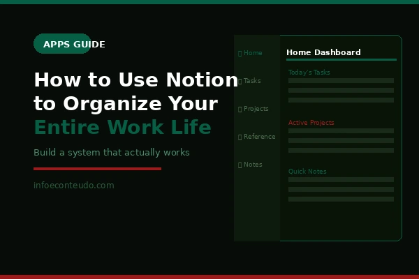 How to Use Notion to Organize Your Entire Work Life
